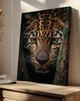 Leopard Hiding Tree
