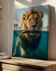 Lion Swimming