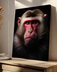 Macaque Black Portrait