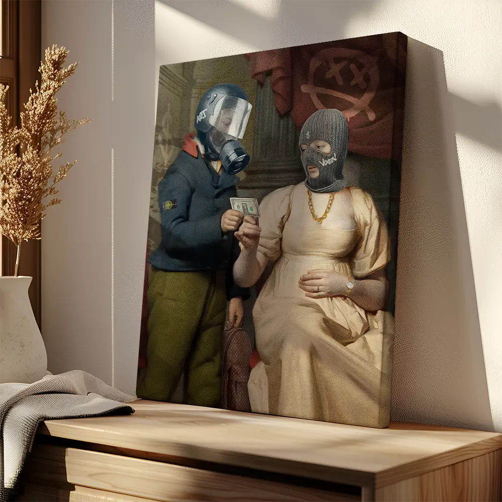 Mask Money Couple