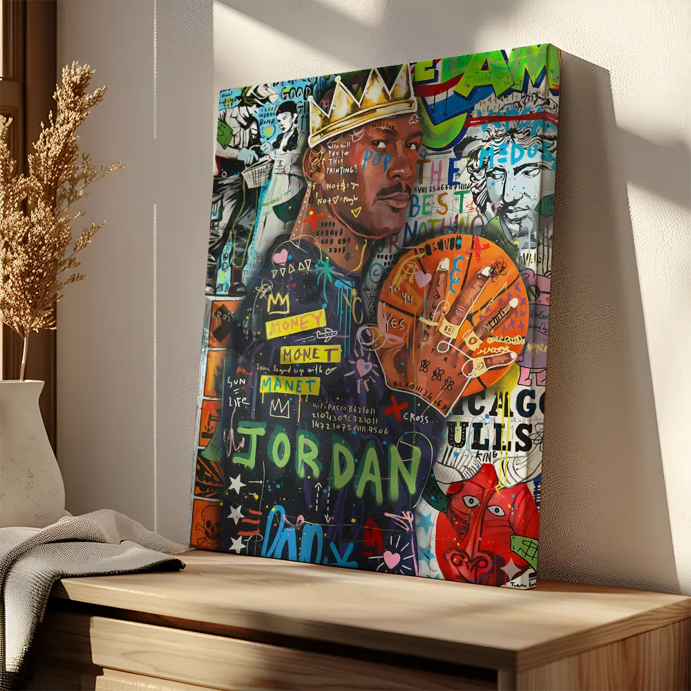 Michael Jordan King Pop Art