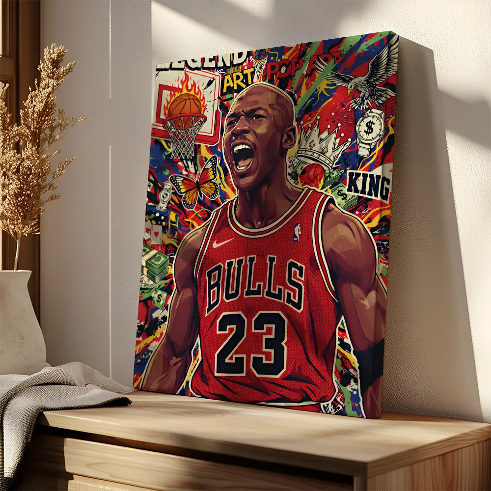 Michael Jordan Legend Pop Art