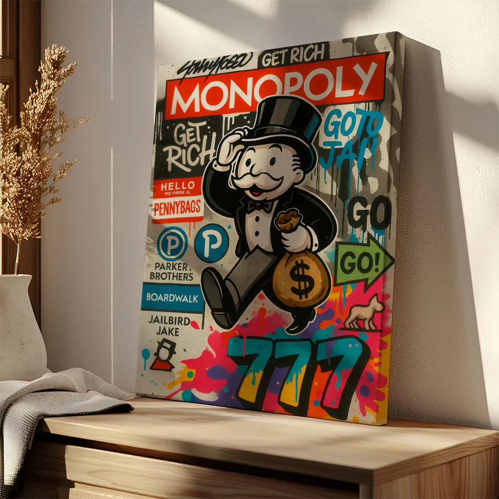Monopoly Rich Pop Art