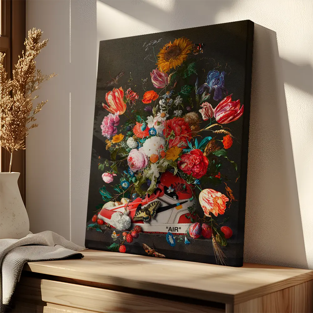 Nike Flowers Painting