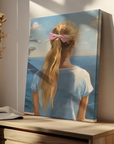 Pink Bow Headband Sea