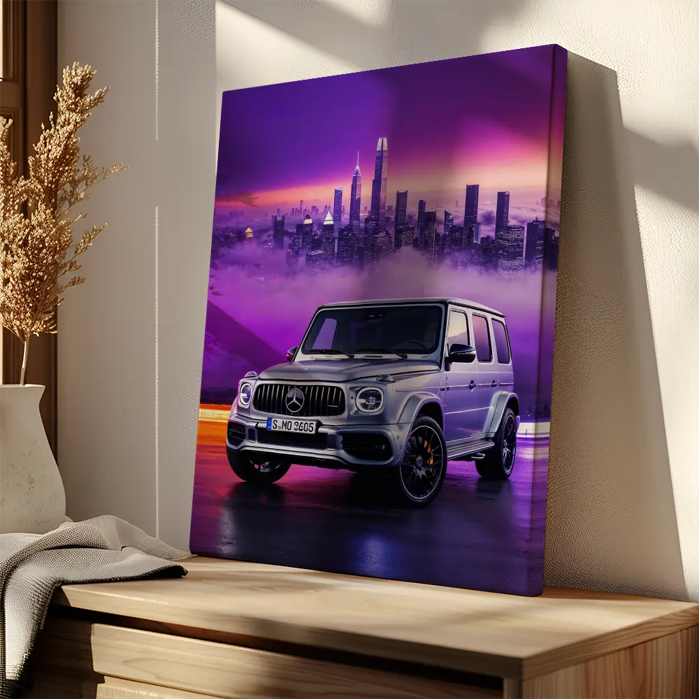 Purple City Mercedes G Wagon