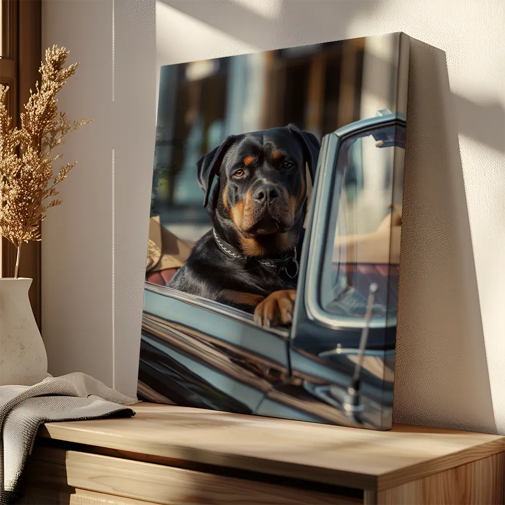 Rottweiler Car