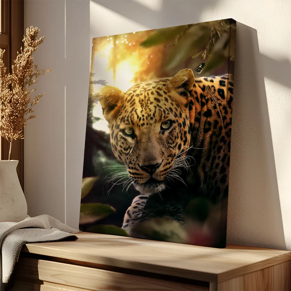 Sunset Leopard