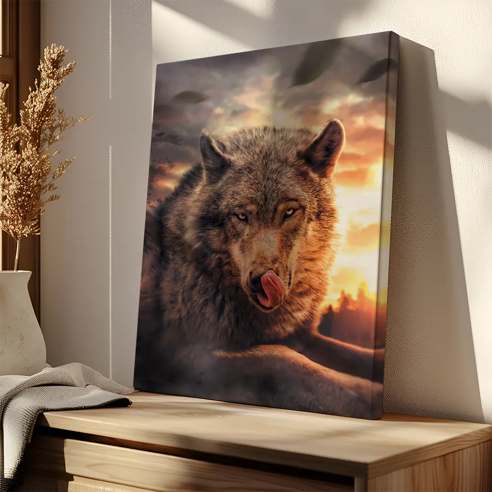 Sunset Wolf