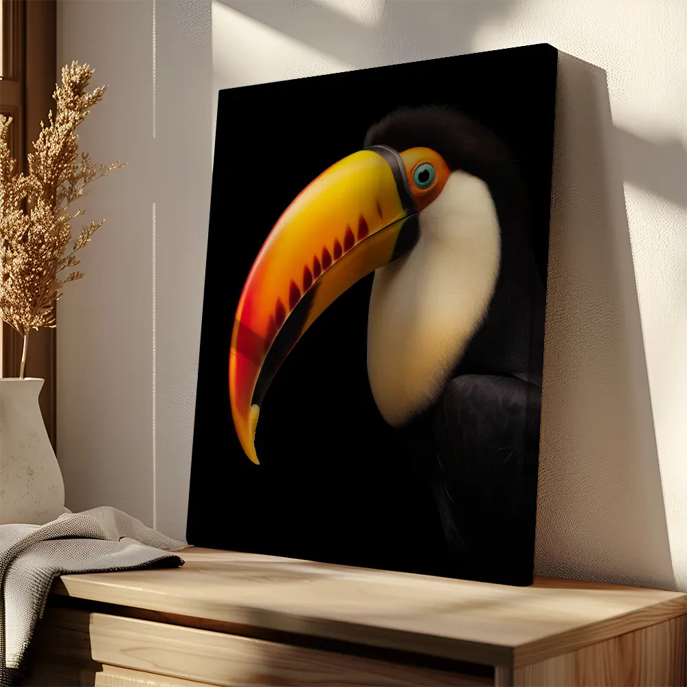 Toucan Black Portrait