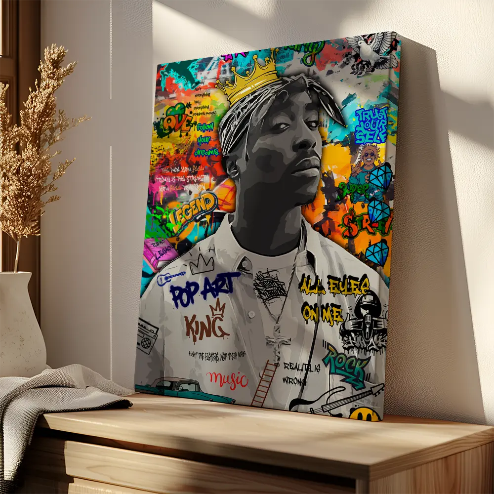 Tupac Shakur Pop Art