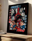 Vegeta Goku Evolution Collage