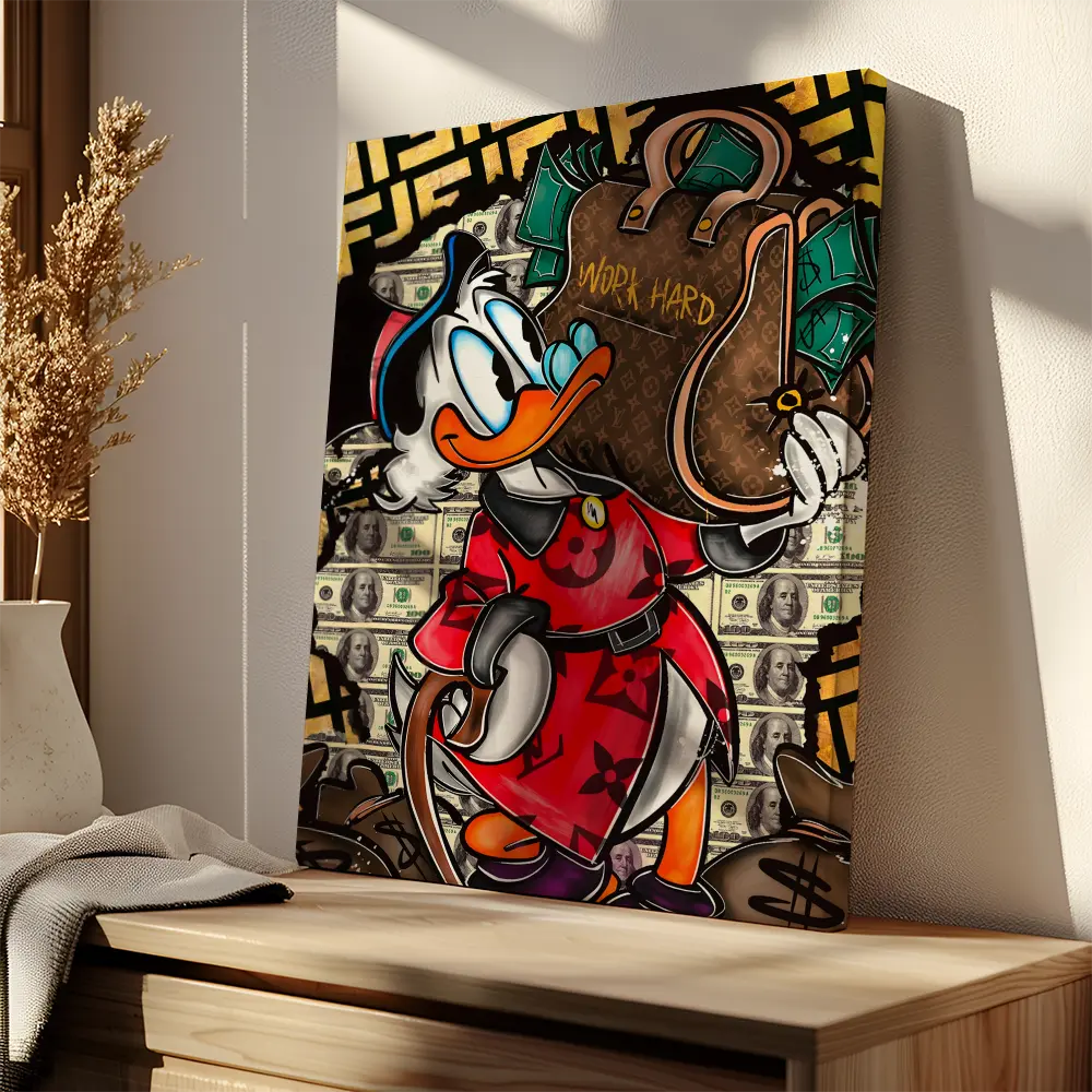 Work Hard LV Bag Duck