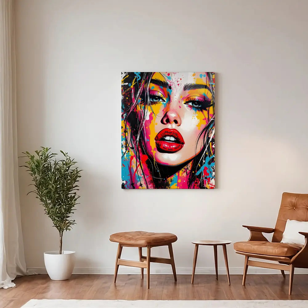 Allure In Color Portrait
