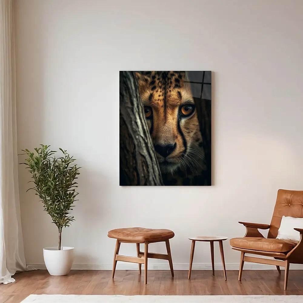 Cheetah Hiding