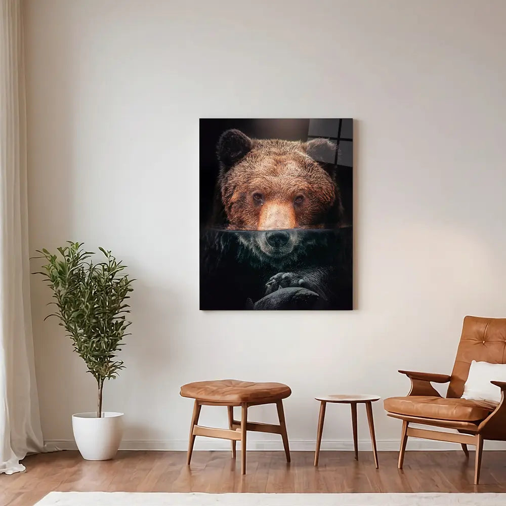 Underwater Bear Portrait