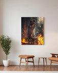 Bear Escaping Fire