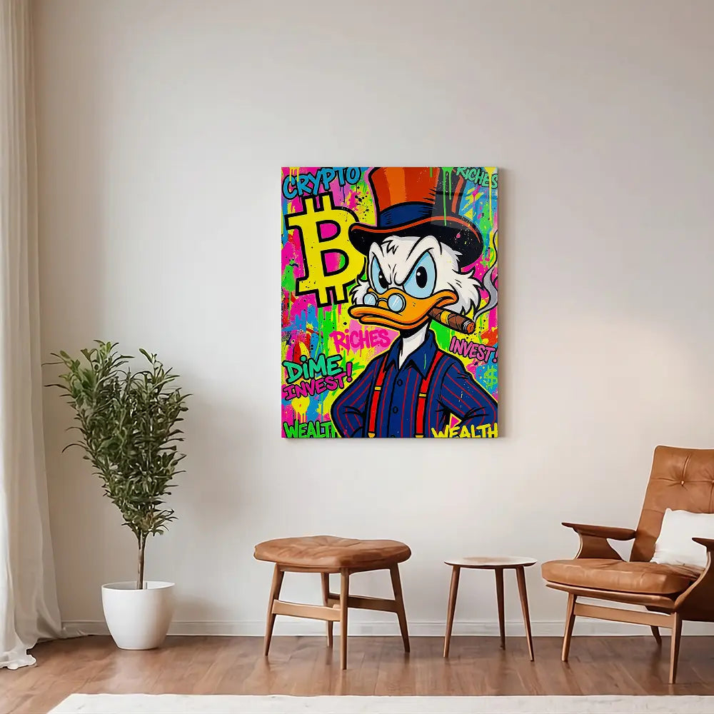 Bitcoin Wealth Art