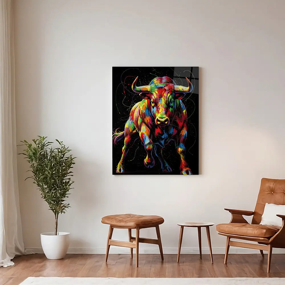 Bull Graffiti Art