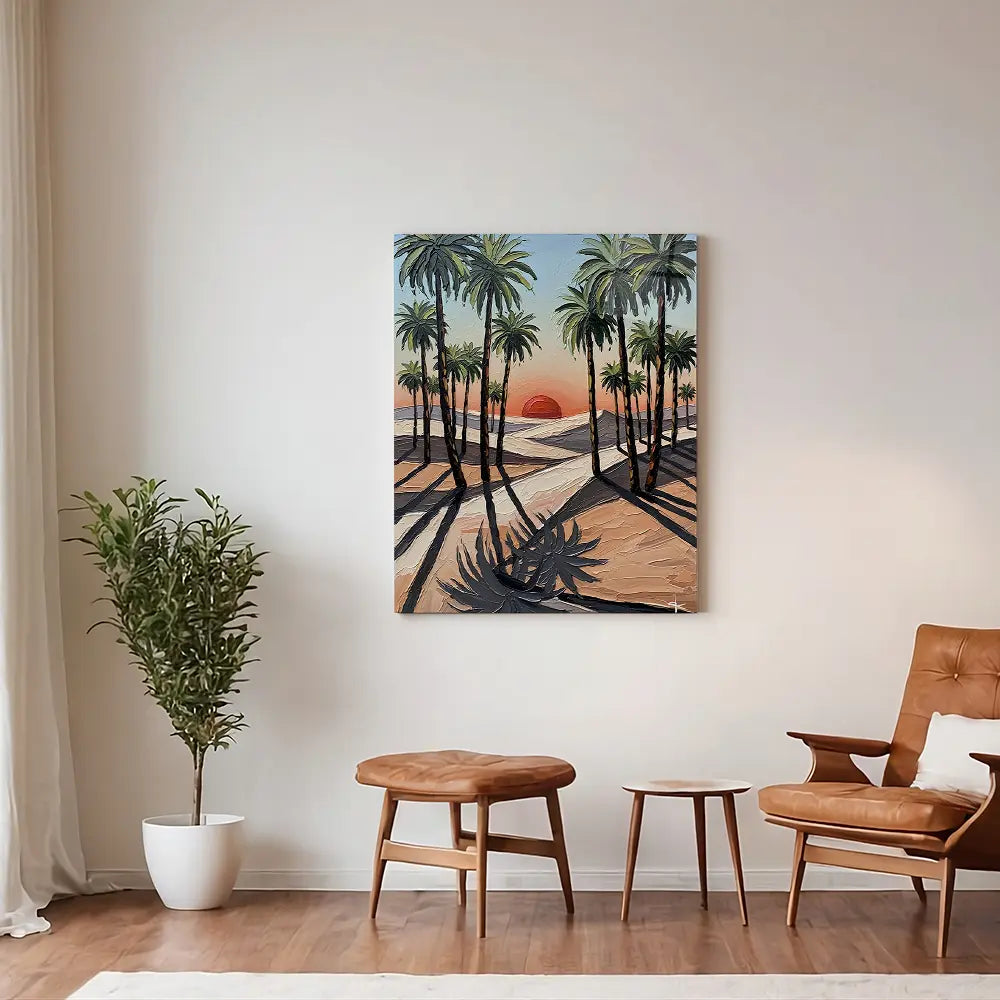 Desert Palm Sunset