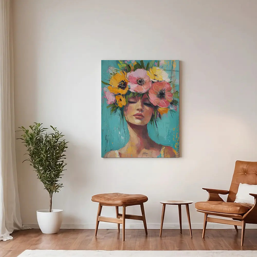Flower Head Painting