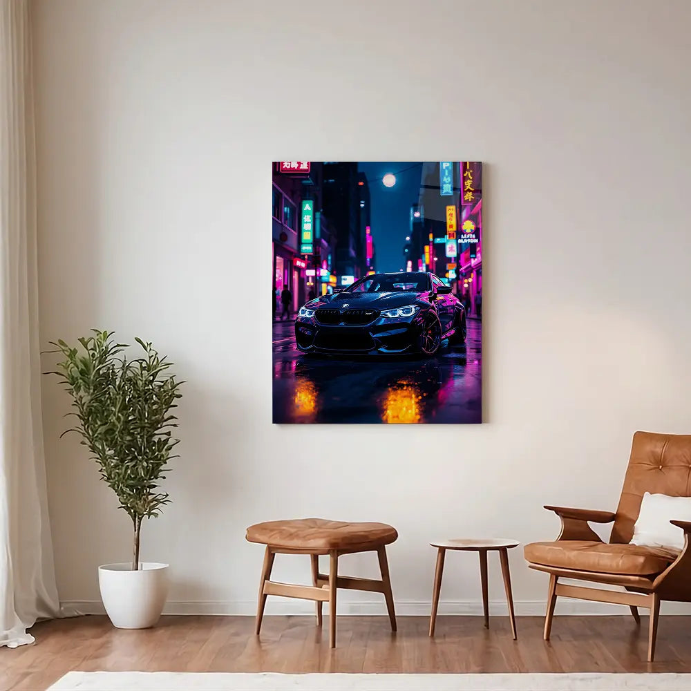 Glowing City BMW