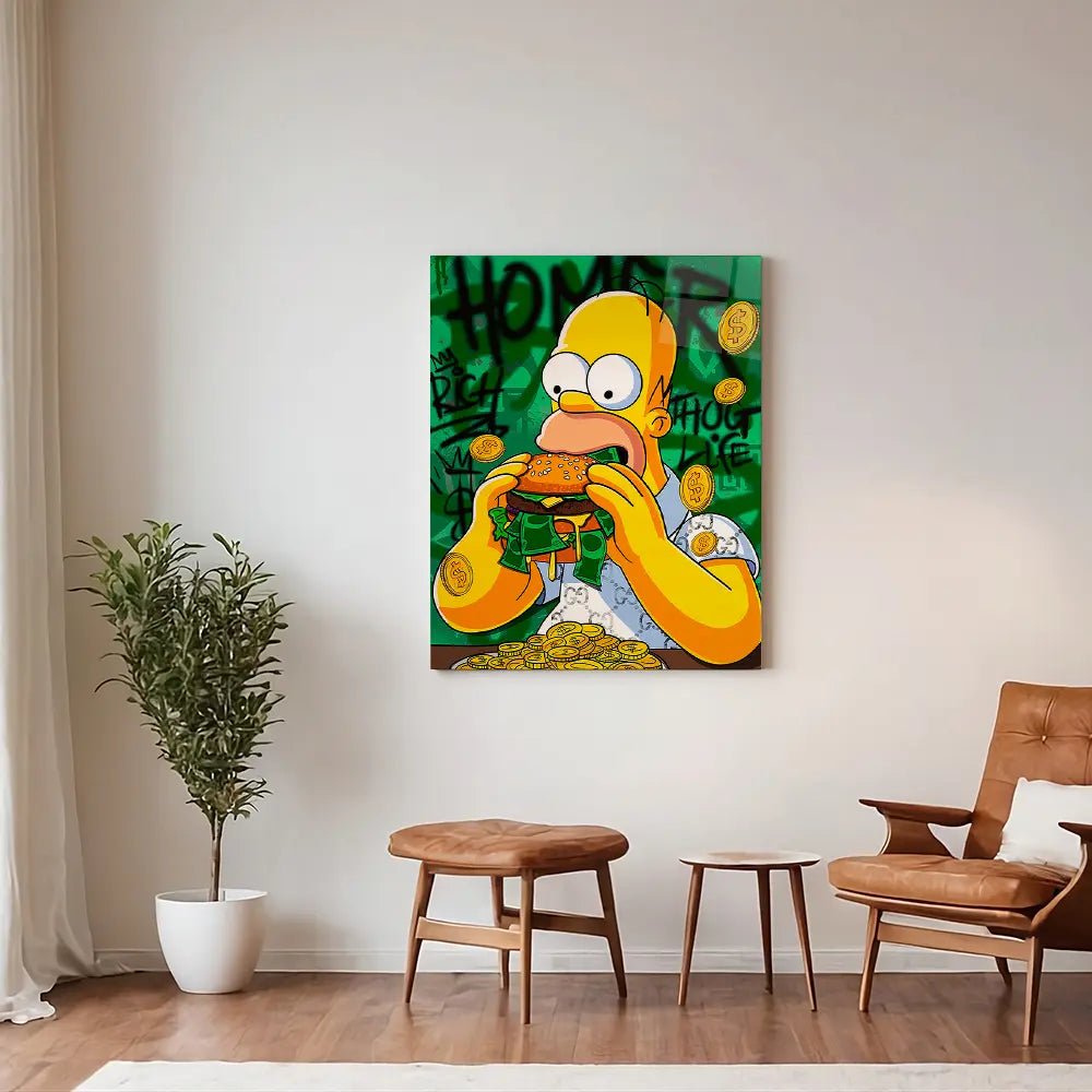 Homer Simpson Money Burger