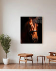 Horse Black Portrait