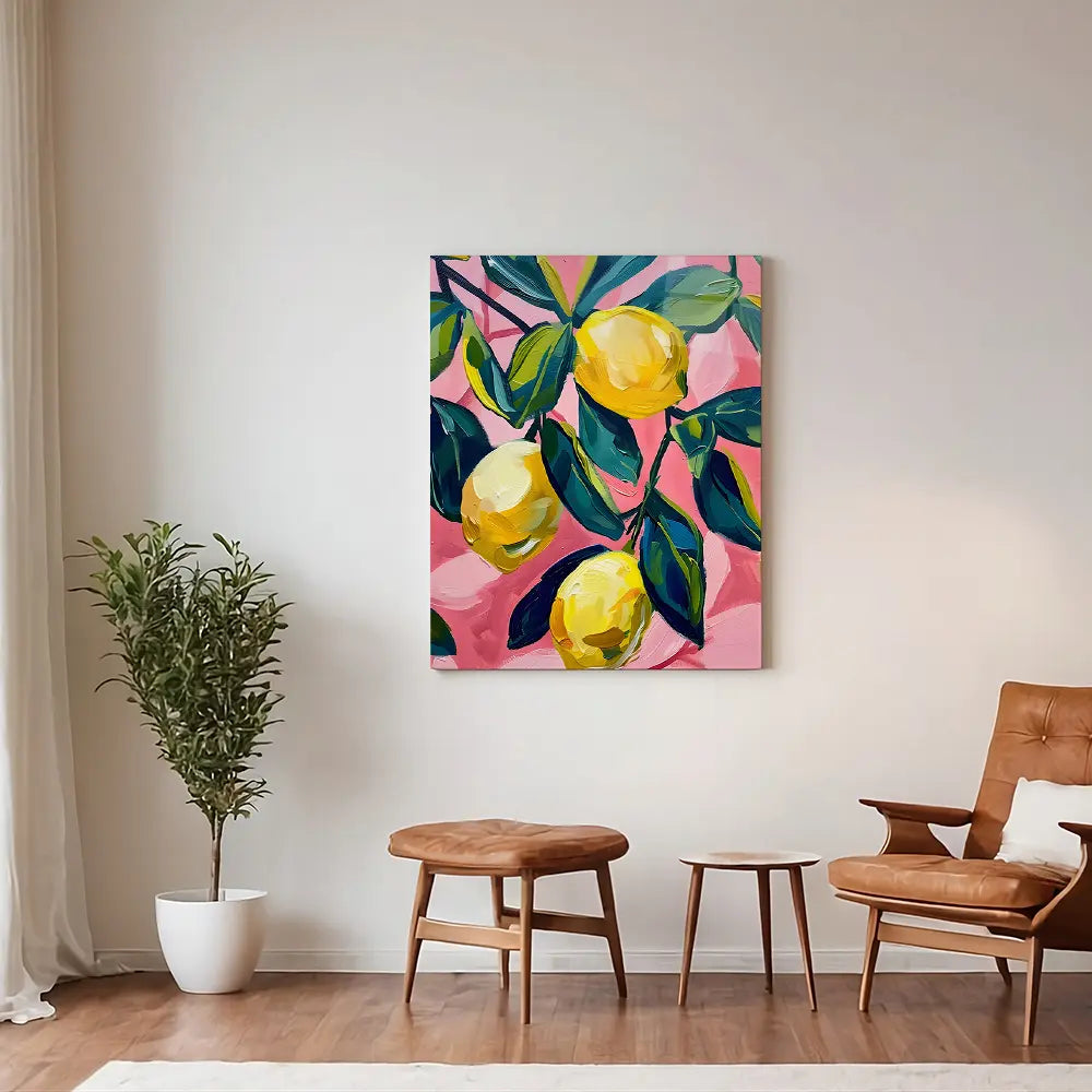 Lemons Painting