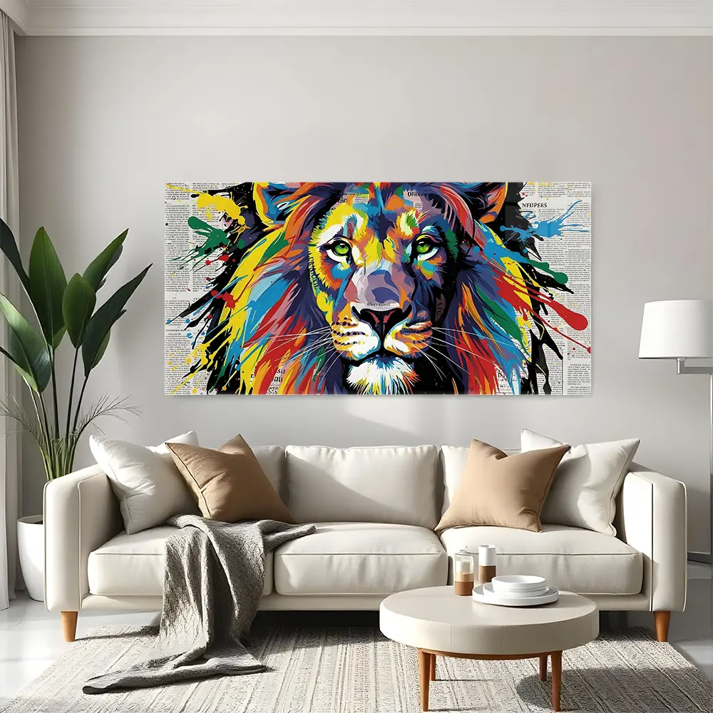 Lion Paper Splash