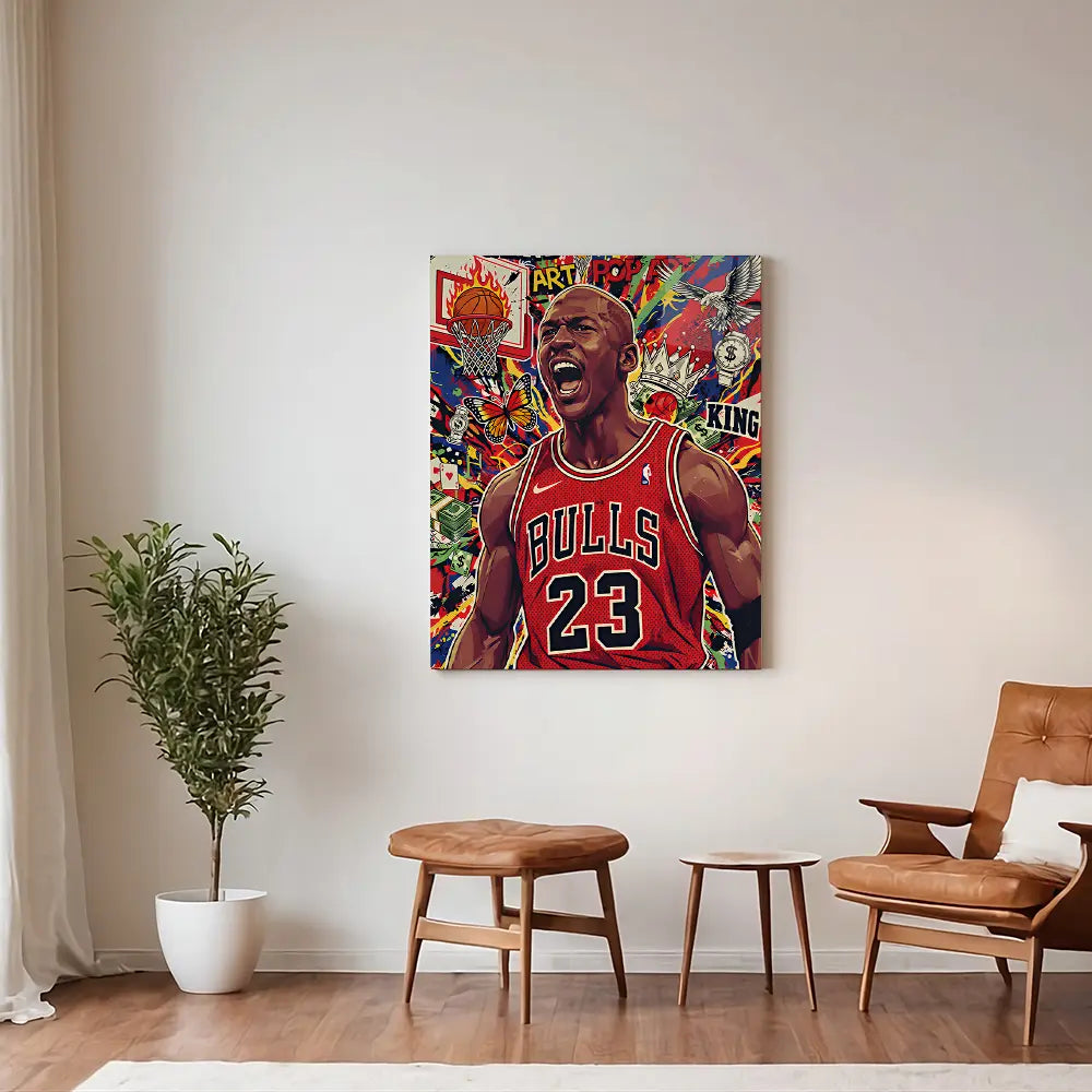 Michael Jordan Legend Pop Art