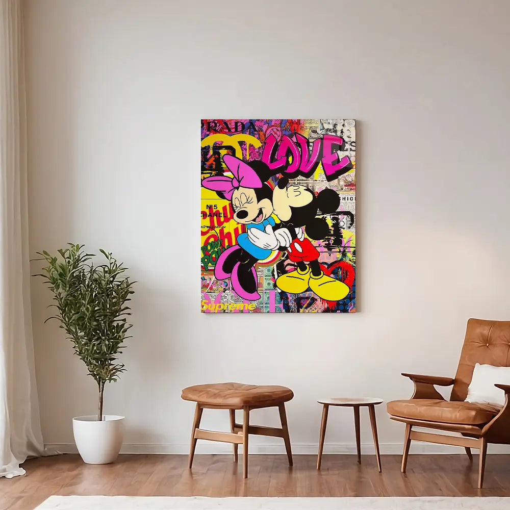 Mickey Minnie Graffiti
