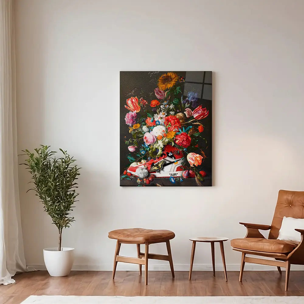 Nike Flowers Painting