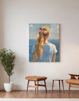 Pink Bow Headband Sea