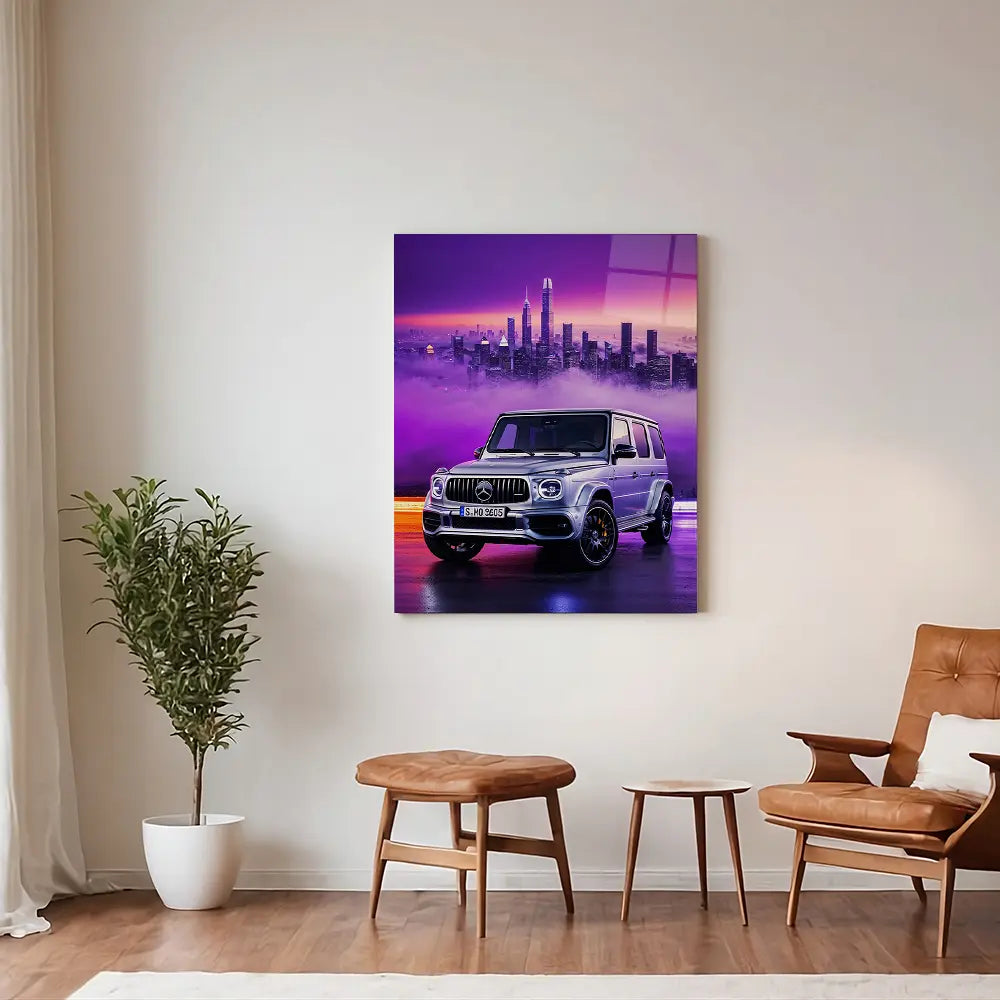 Purple City Mercedes G Wagon