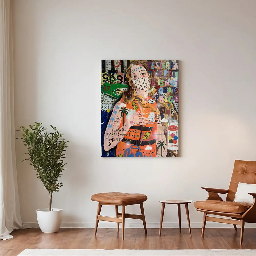 Queen Bandana Pop Art