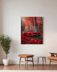 Red LaFerrari Autumn