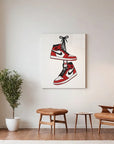 Red White Jordans