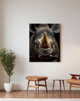 Rhino Black Portrait