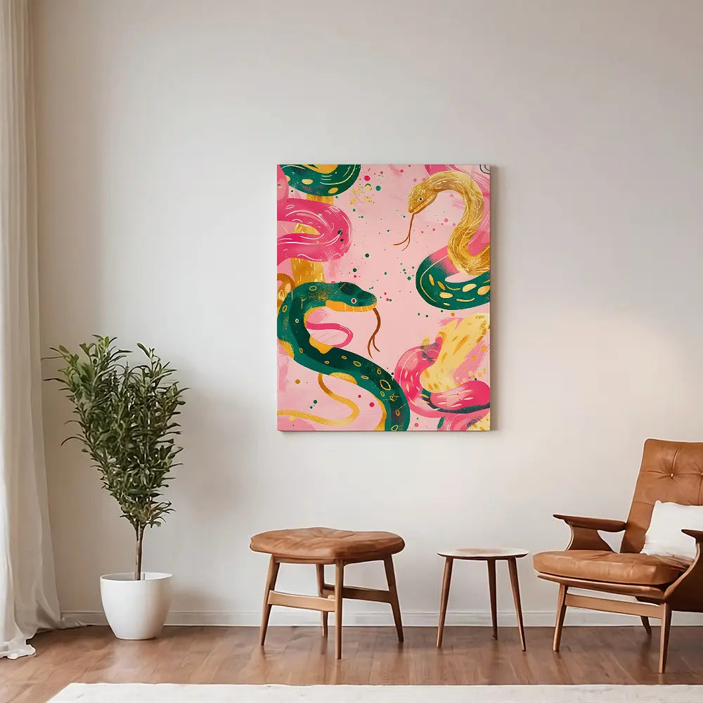 Snakes Pink