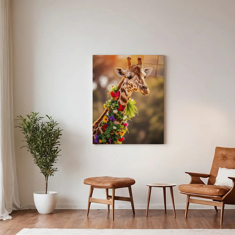 Sunset Giraffe