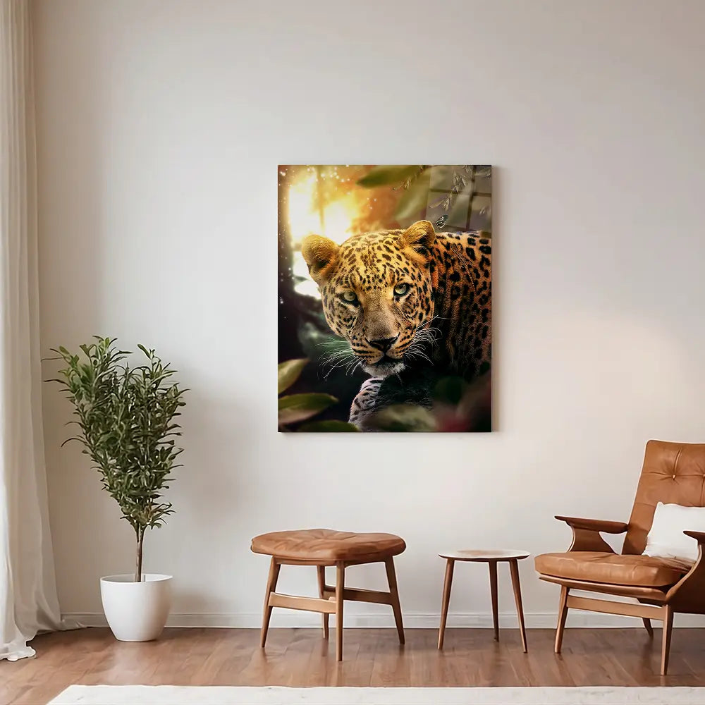 Sunset Leopard