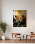 Sunset Leopard