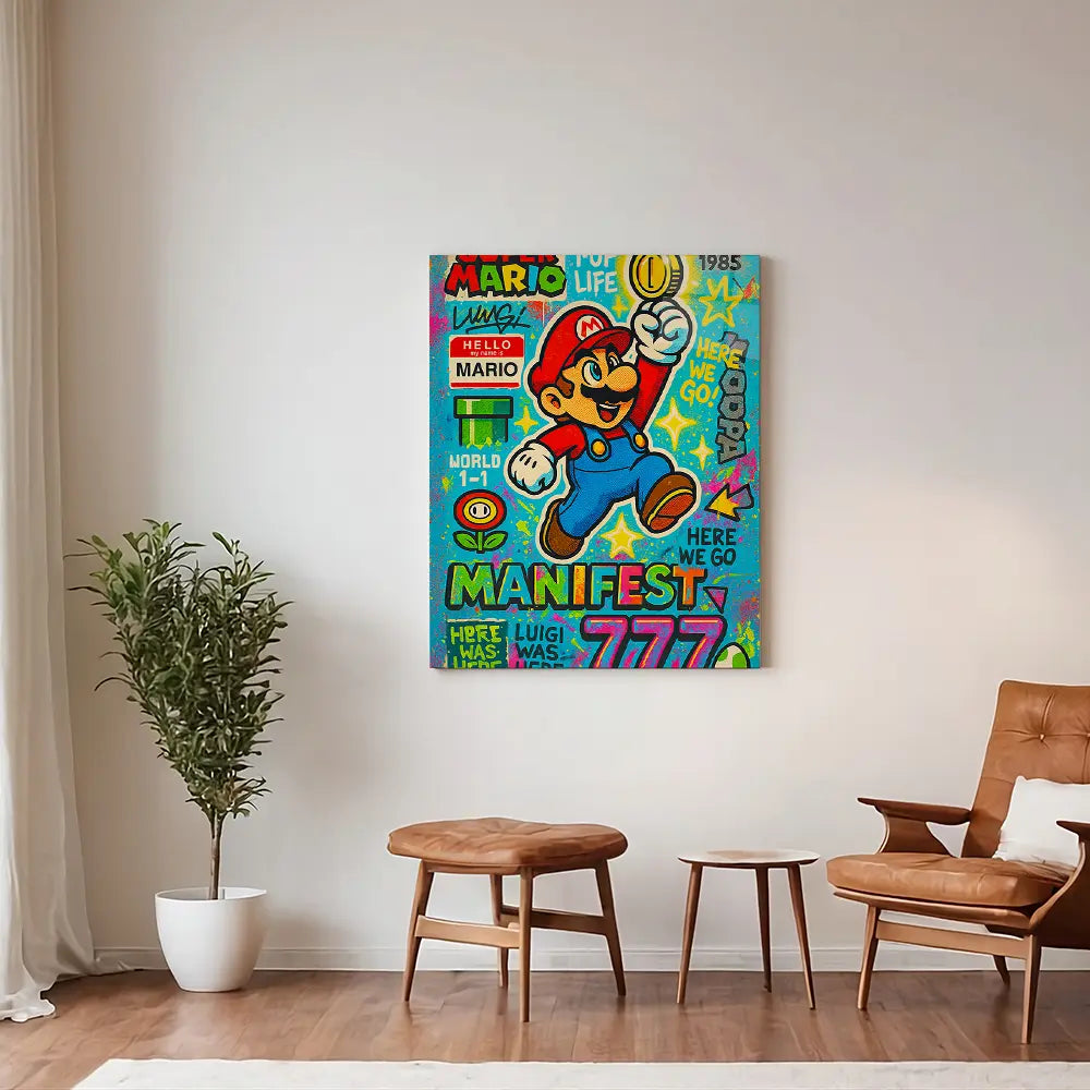Super Mario Pop Art