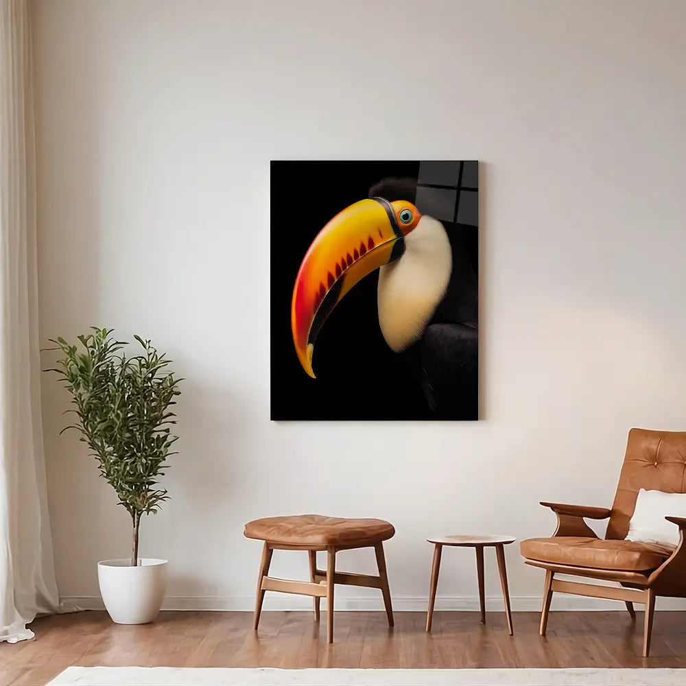 Toucan Black Portrait