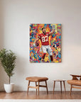 Travis Kelce Pop Art