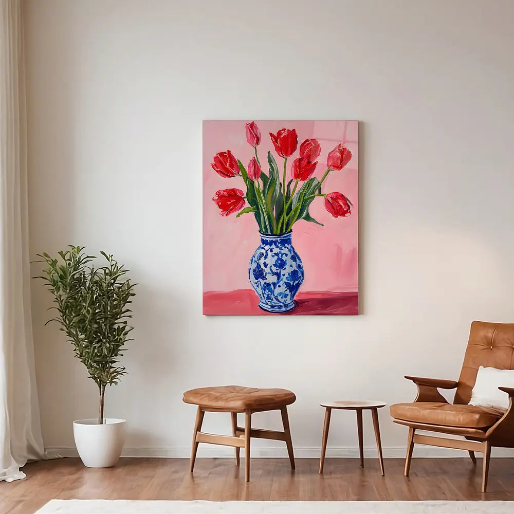 Tulips In Vase