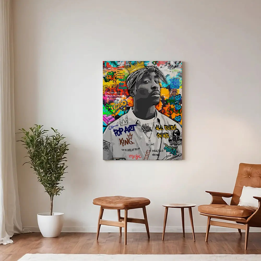 Tupac Shakur Pop Art