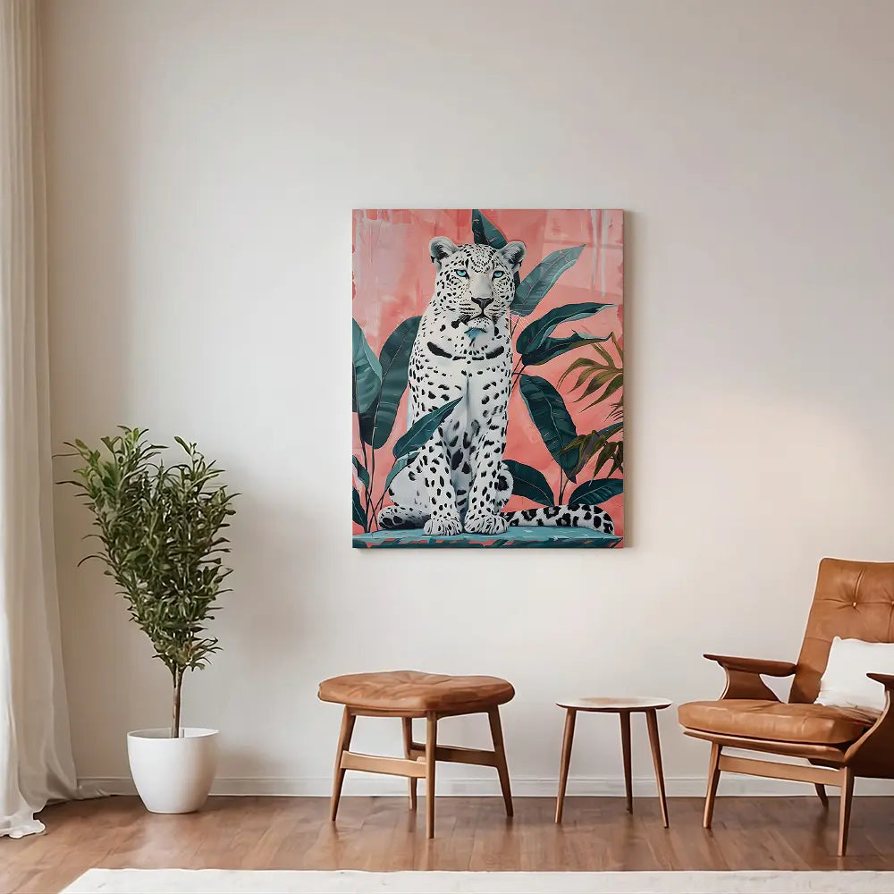 White Leopard Pink Jungle