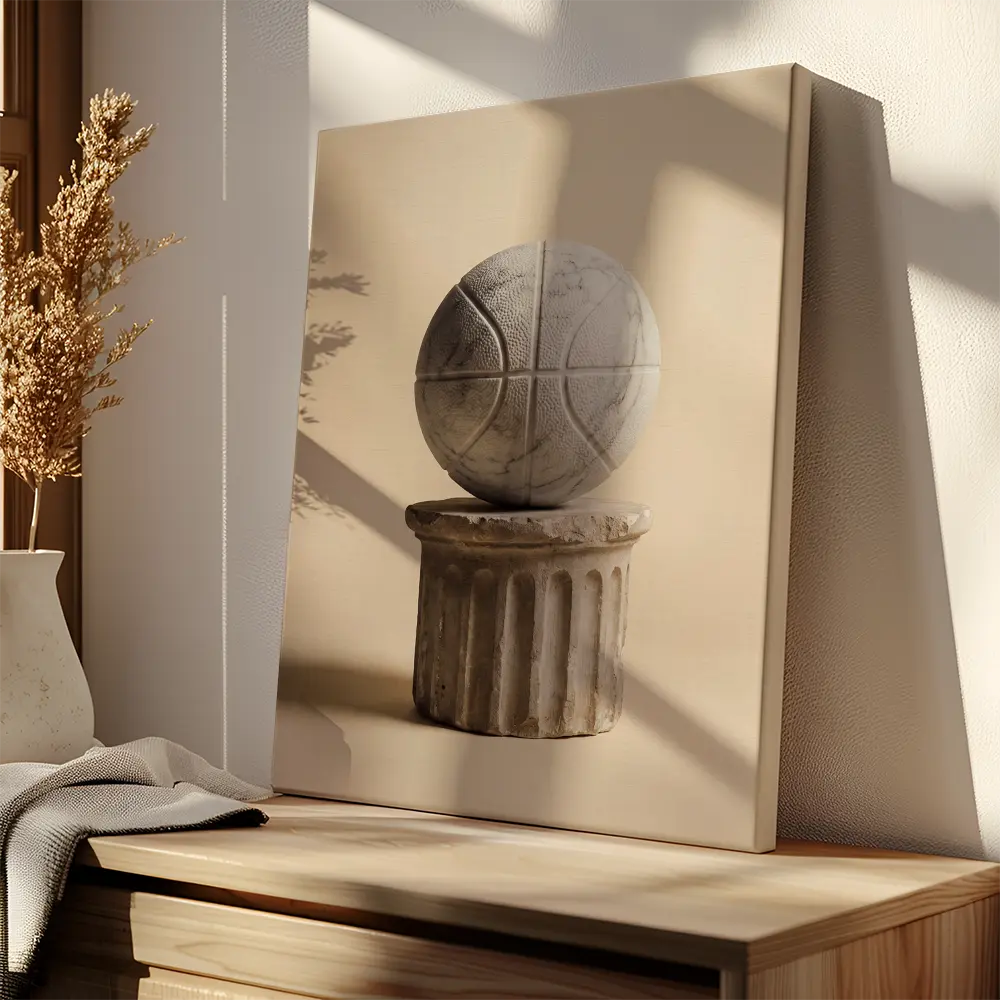 Carrara Marble Basketball